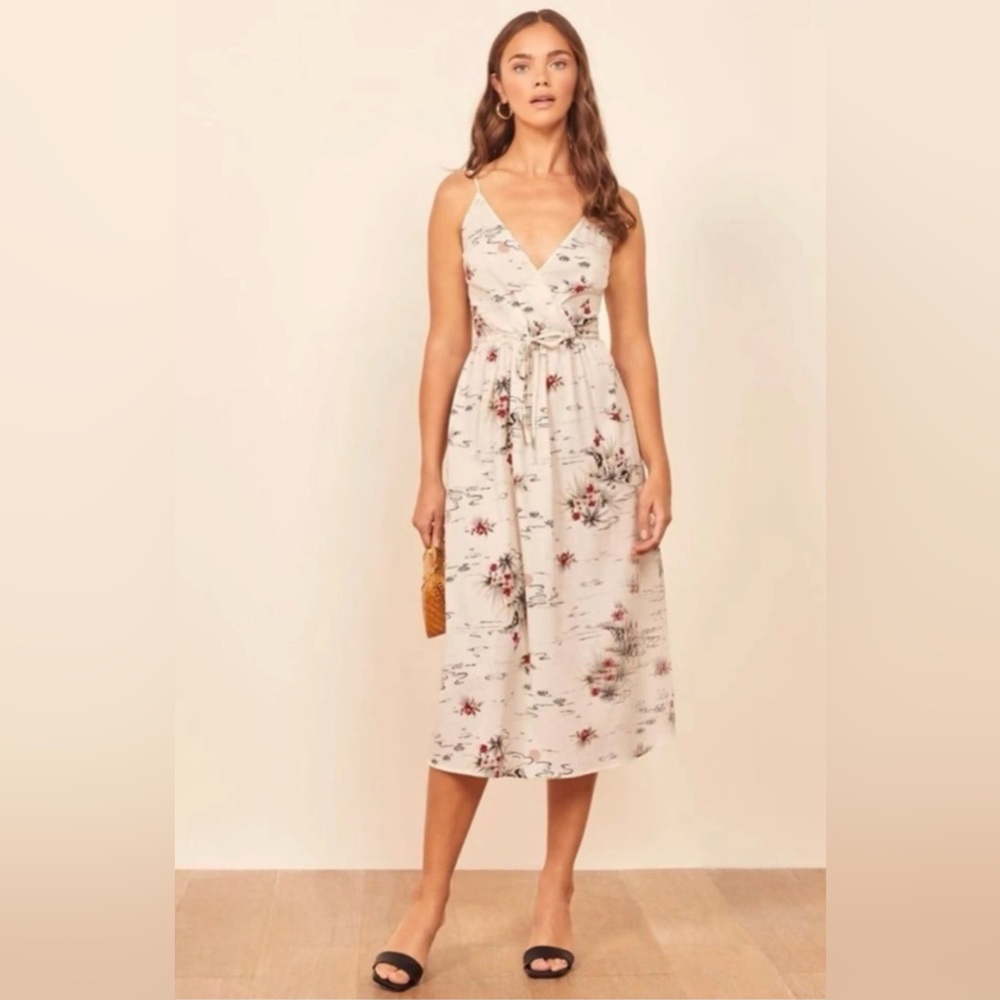 Reformation Anita Dress Tonga Print | 100% Organic Cotton